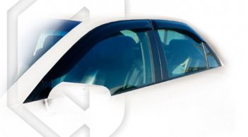 Дефлектора окон CA-Plastiс Cadillac CTS  седан (2007-2013) (Classic полупрозрачный)