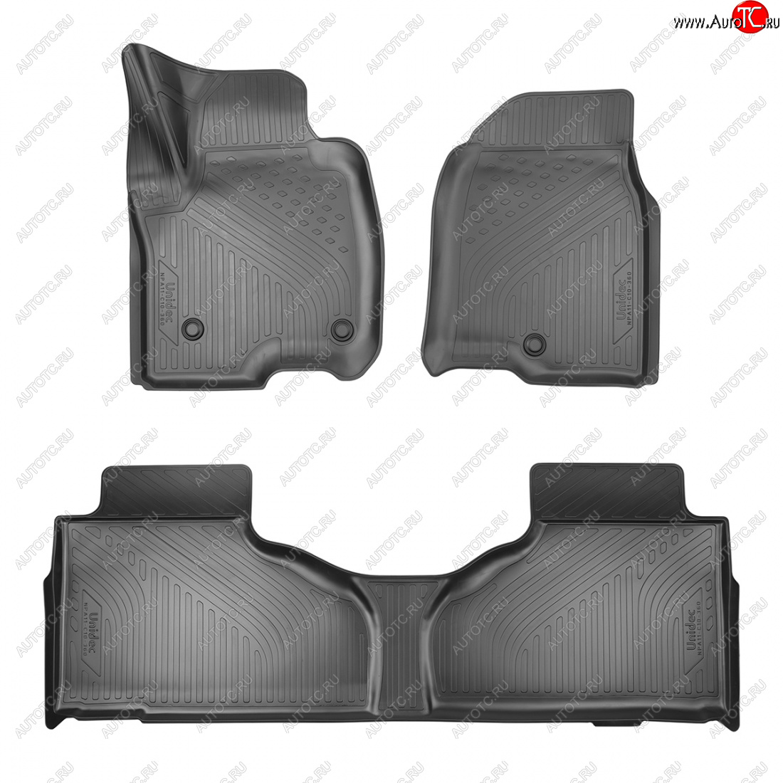 3 199 р. Коврики салона Norplast Unidec Cadillac Escalade GMT 1XX   (2020-2022) (черные)  с доставкой в г. Пермь