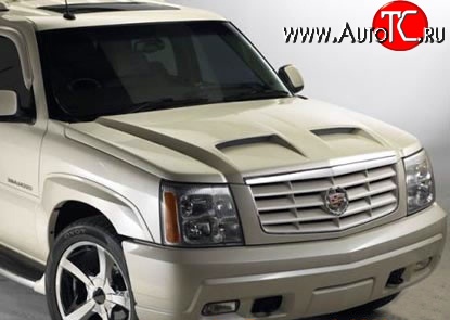 37 849 р. Пластиковый капот Custom Cadillac Escalade GMT820 джип 5 дв. короткая база (2001-2006) (Неокрашенный)  с доставкой в г. Пермь