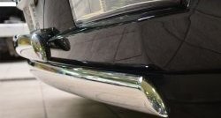 19 999 р. Защита переднего бампера (2 трубыØ75х42 мм, нержавейка) Russtal Cadillac Escalade GMT926 джип 5 дв. короткая база (2006-2014)  с доставкой в г. Пермь. Увеличить фотографию 3
