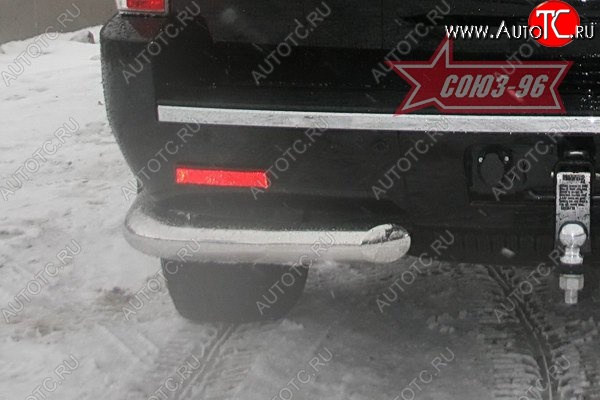 16 829 р. Защита заднего бампера Souz-96 (d76)  Cadillac Escalade  GMT926 джип 5 дв. (2006-2014) короткая база  с доставкой в г. Пермь