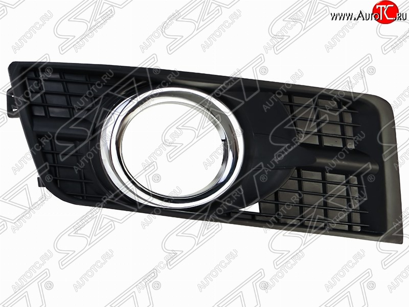 2 769 р. Правая рамка противотуманной фары SAT Cadillac SRX дорестайлинг (2010-2012) (Неокрашенная)  с доставкой в г. Пермь