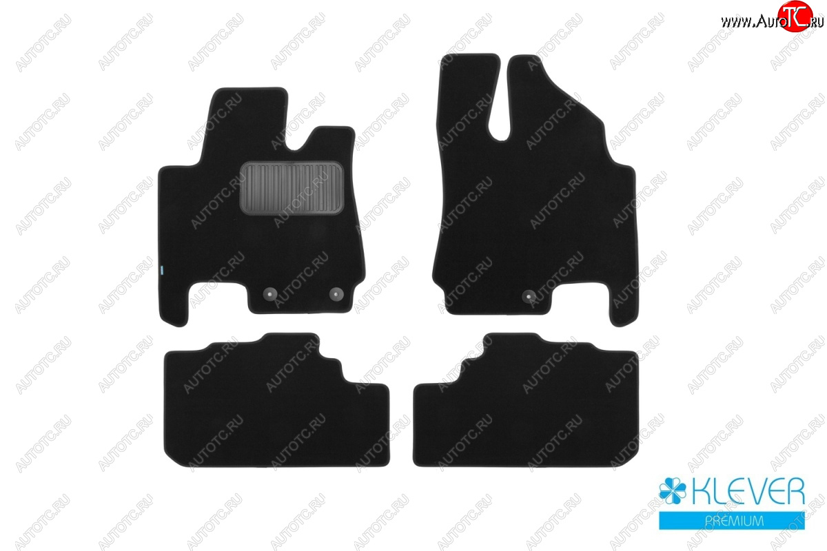9 549 р. Текстильные коврики салона Klever Premium (АКПП)  Cadillac SRX (2010-2012) дорестайлинг (Цвет: черный)  с доставкой в г. Пермь