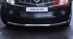 16 829 р. Защита переднего бампера одинарная Souz-96 (d76) Cadillac SRX дорестайлинг (2010-2012)  с доставкой в г. Пермь. Увеличить фотографию 2