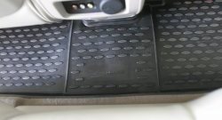 4 849 р. Коврики в салон Element 4 шт. (полиуретан)  Cadillac SRX (2010-2012) дорестайлинг (Черные)  с доставкой в г. Пермь. Увеличить фотографию 2