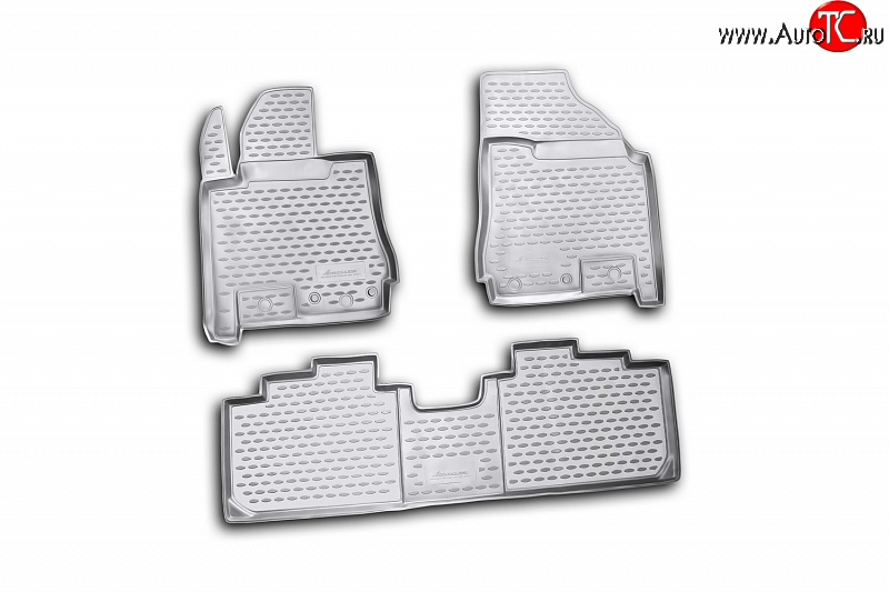 4 849 р. Коврики в салон Element 4 шт. (полиуретан)  Cadillac SRX (2010-2012) дорестайлинг (Черные)  с доставкой в г. Пермь