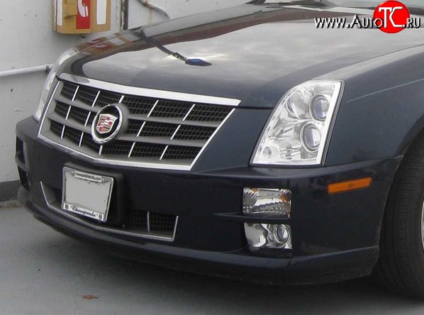 11 399 р. Передний бампер Standart Cadillac STS седан рестайлинг (2008-2012) (Неокрашенный)  с доставкой в г. Пермь