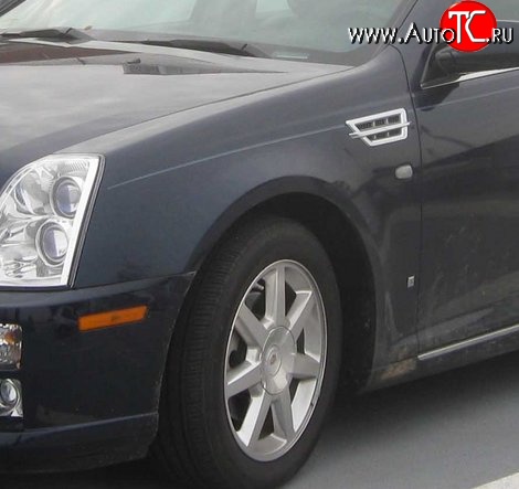 19 949 р. Передние крылья Standart Cadillac STS седан рестайлинг (2008-2012) (Неокрашенные)  с доставкой в г. Пермь
