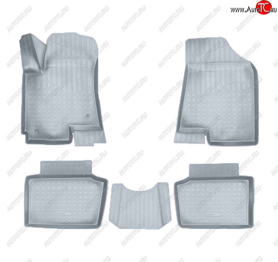 2 759 р. Коврики салона Norplast Unidec  Changan CS35 (2012-2021) (Цвет: серый)  с доставкой в г. Пермь