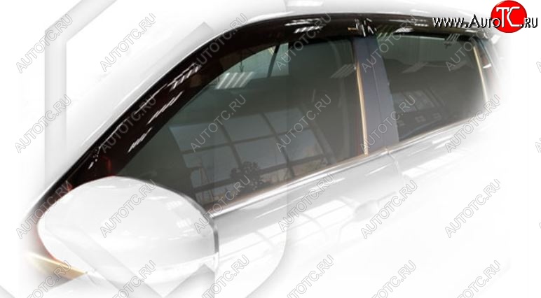 2 099 р. Дефлектора окон CA-Plastic Changan CS75 дорестайлинг (2013-2017) (Classic полупрозрачный, Без хром.молдинга)  с доставкой в г. Пермь