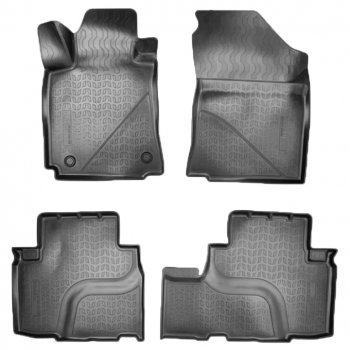 Коврики салонные Noplast (3D) Changan CS75 (2013-2017) дорестайлинг (Черные)