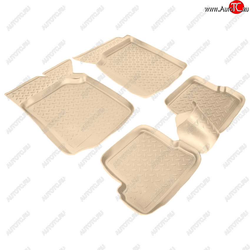 2 789 р. Коврики салона Norplast Unidec  Chery Amulet (Corda)  A15 (2003-2010), Vortex Corda (2010-2013) (Цвет: бежевый)  с доставкой в г. Пермь