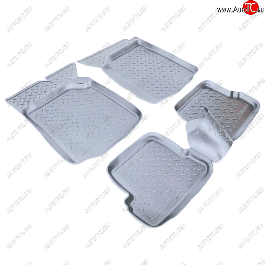 2 789 р. Коврики салона Norplast Unidec  Chery Amulet (Corda)  A15 (2003-2010), Vortex Corda (2010-2013) (Цвет: серый)  с доставкой в г. Пермь