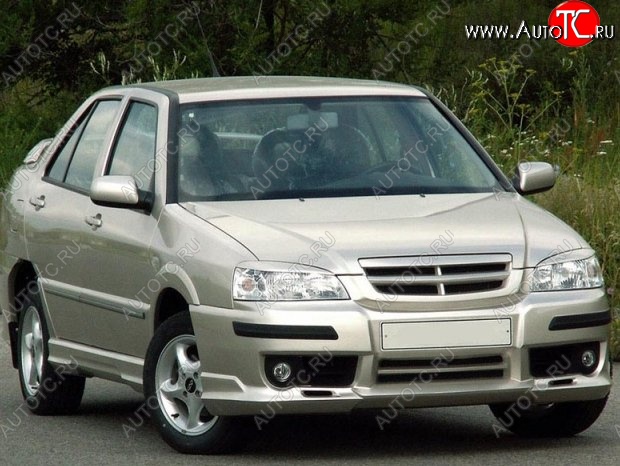2 349 р. Накладки на колёсные арки CT Chery Amulet (Corda) A15 лифтбэк (2003-2010) (Неокрашенные)  с доставкой в г. Пермь