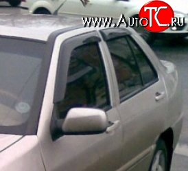 999 р. Комплект дефлекторов окон (ветровиков) 4 шт. Russtal Chery Amulet (Corda) A15 лифтбэк (2003-2010)  с доставкой в г. Пермь