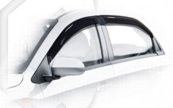 Дефлектора окон CA-Plastiс Chery Bonus (A13) лифтбэк (2011-2016) (Classic полупрозрачный)