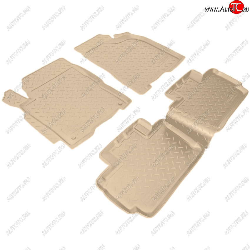 2 789 р. Коврики салона Norplast Unidec  Chery Bonus  (A13) - Very (Цвет: бежевый)  с доставкой в г. Пермь