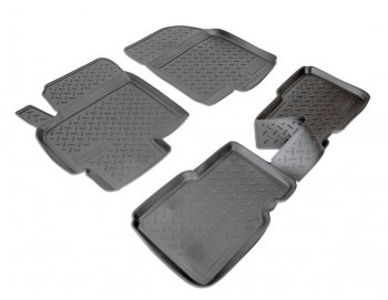 Комплект ковриков в салон Norplast Unidec Chery Cross Eastar  B14 (2006-2015) (Цвет: черный)