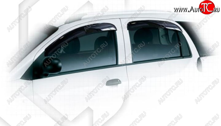 1 999 р. Дефлектора окон CA-Plastiс  Chery Indis  S18 (2011-2016) (Classic полупрозрачный)  с доставкой в г. Пермь