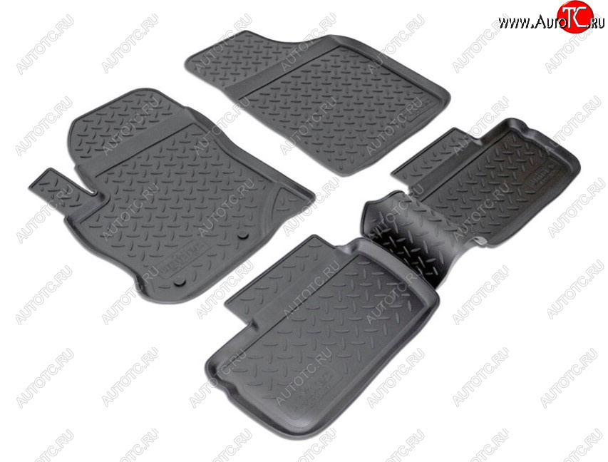 2 499 р. Комплект салонных ковриков Norplast Unidec Chery Indis S18 (2011-2016) (Цвет: черный)  с доставкой в г. Пермь