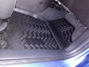 1 539 р. Коврики салона Aileron (3D с подпятником)  Chery Tiggo 2 (2017-2025)  с доставкой в г. Пермь. Увеличить фотографию 3