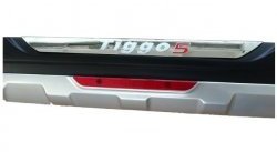 8 999 р. Накладка на задний бампер CT Chery Tiggo 5 (T21) дорестайлинг (2014-2017) (Неокрашенная)  с доставкой в г. Пермь. Увеличить фотографию 2