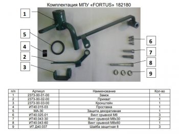 10 349 р. Замок КПП FORTUS 5MT Chery Tiggo 5 (T21) дорестайлинг (2014-2017)  с доставкой в г. Пермь. Увеличить фотографию 3