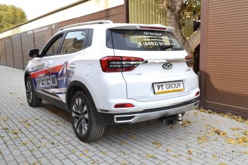 16 039 р. Фаркоп PT GROUP /съемный квадрат/ CHERY Tiggo 4 2021-/ Tiggo 4 Pro 2021-   Chery Tiggo 4 - Tiggo 4 Pro  с доставкой в г. Пермь. Увеличить фотографию 2