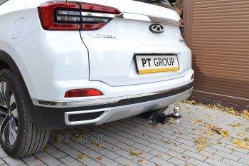 16 039 р. Фаркоп PT GROUP /съемный квадрат/ CHERY Tiggo 4 2021-/ Tiggo 4 Pro 2021-   Chery Tiggo 4 - Tiggo 4 Pro  с доставкой в г. Пермь. Увеличить фотографию 4