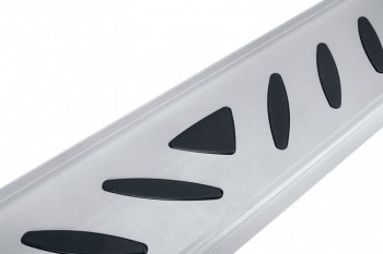 17 399 р. Пороги алюминиевые Slitkoff  Chery Tiggo 7 PRO (2019-2025) (Elite Silver)  с доставкой в г. Пермь. Увеличить фотографию 5