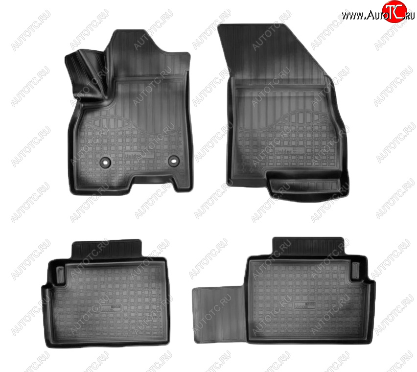 2 369 р. Коврики салона Norplast (Luxury и Elite)  Chery Tiggo 7 PRO (2019-2025) (Цвет: черный)  с доставкой в г. Пермь