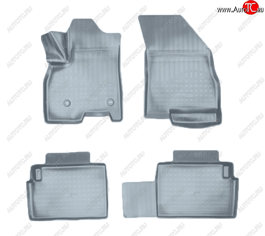 2 899 р. Коврики салона Norplast (Luxury и Elite)  Chery Tiggo 7 PRO (2019-2025) (Цвет: серый)  с доставкой в г. Пермь