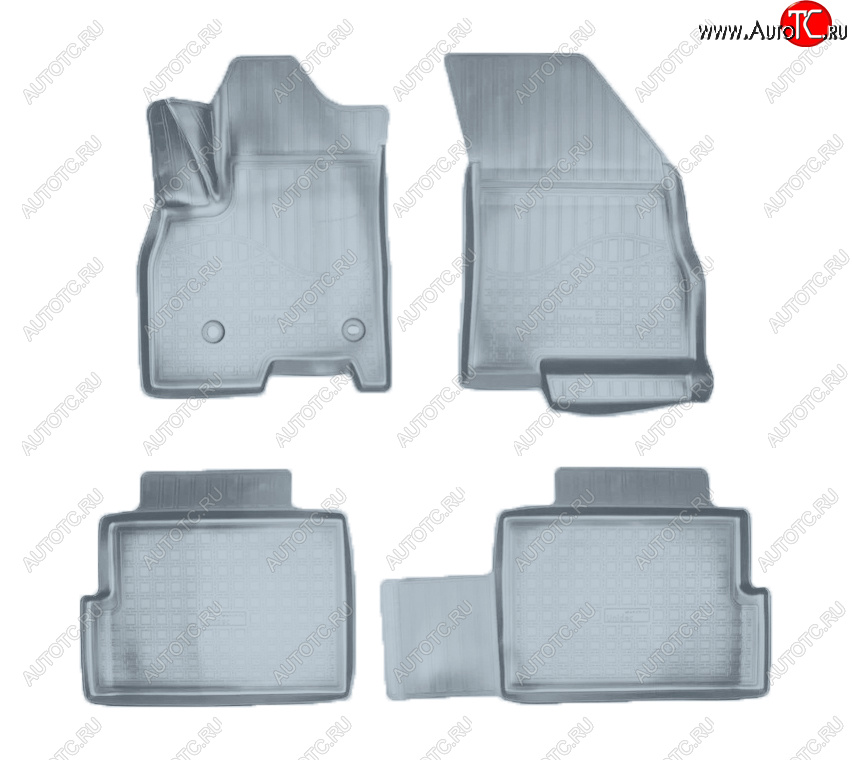 2 069 р. Коврики салона Norplast (Prestige)  Chery Tiggo 7 PRO (2019-2025) (Цвет: серый)  с доставкой в г. Пермь