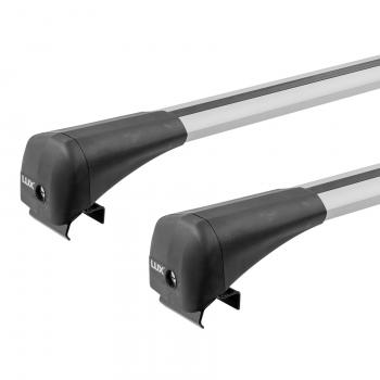 17 089 р. Багажник в сборе на низкие рейлинги LUX BRIDGE  Chery Tiggo 7 PRO - Tiggo 8 PRO (серебро)  с доставкой в г. Пермь. Увеличить фотографию 2