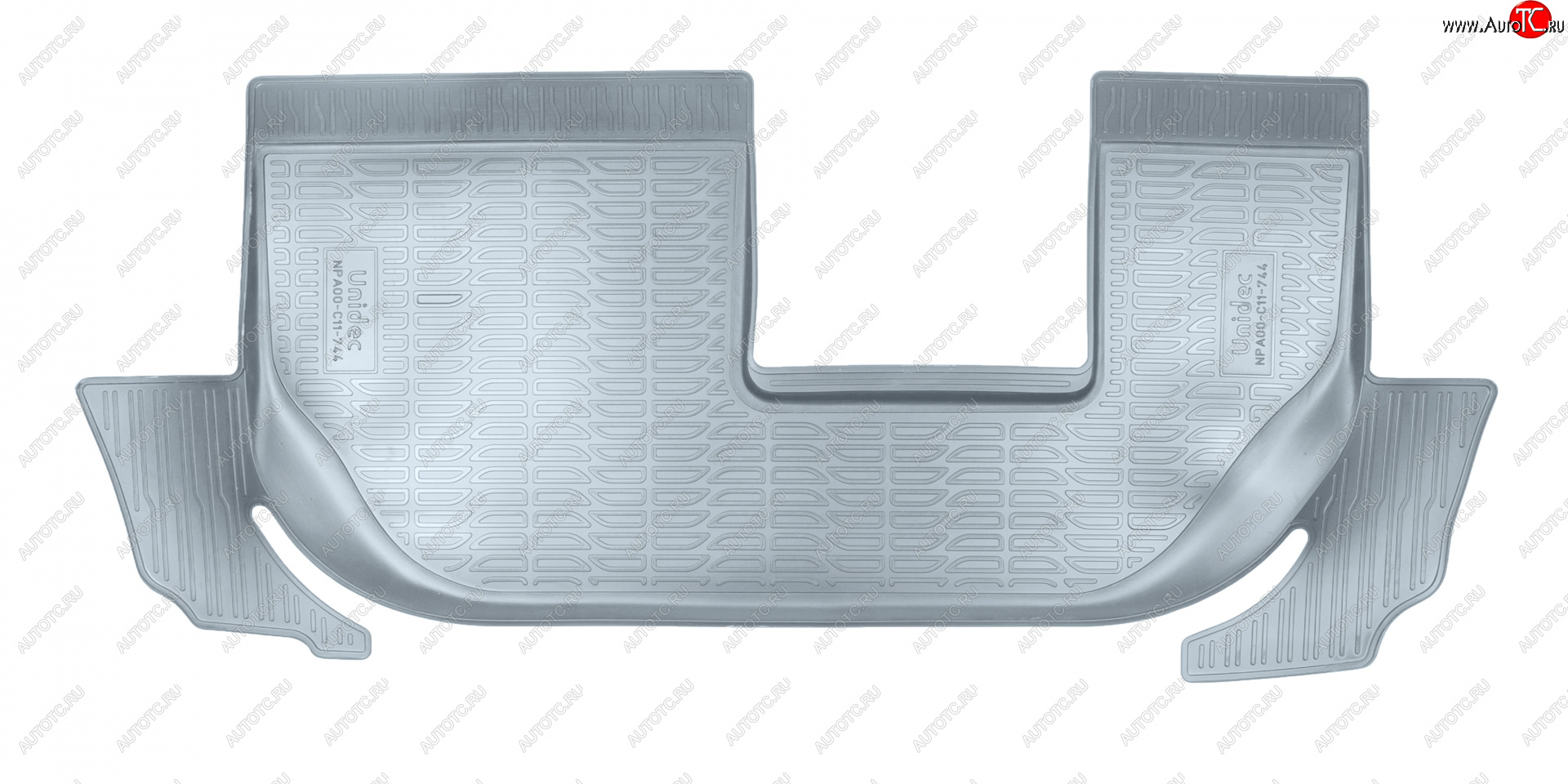 1 229 р. Коврики салона Norplast Unidec (3 ряд)  Chery Tiggo 8 ( (T18),  1 T18) (2018-2023) дорестайлинг, рестайлинг (серый)  с доставкой в г. Пермь