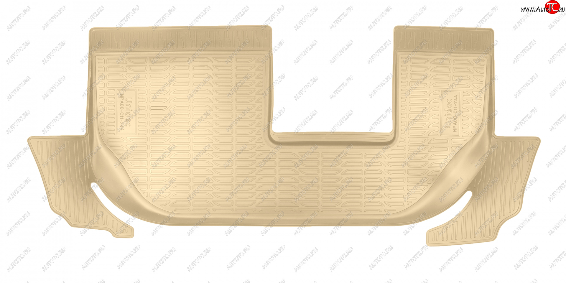 1 229 р. Коврики салона Norplast Unidec (3 ряд)  Chery Tiggo 8 ( (T18),  1 T18) (2018-2023) дорестайлинг, рестайлинг (бежевый)  с доставкой в г. Пермь