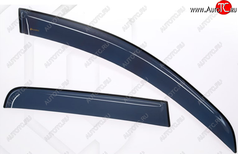2 099 р. Дефлектора окон CA-Plastic Chery Tiggo 8 PRO (2021-2025) (серия Classic полупрозрачный, Без хром молдинга)  с доставкой в г. Пермь
