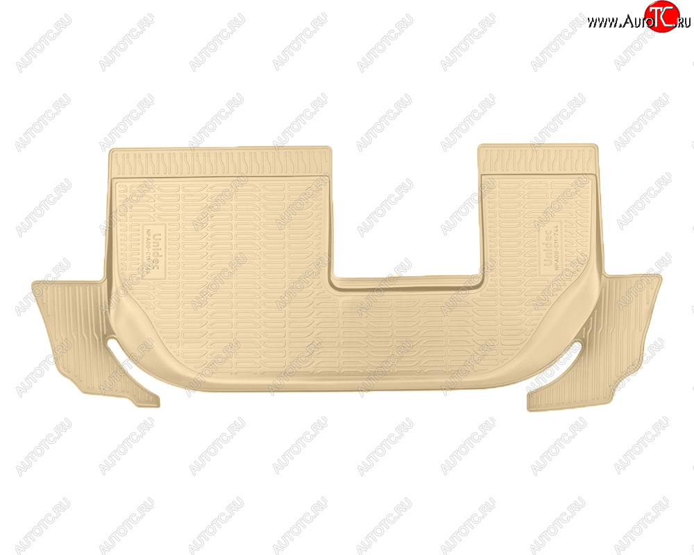 1 229 р. Коврики салона Norplast Unidec (3 ряд)  Chery Tiggo 8 PRO (2021-2025) (бежевый)  с доставкой в г. Пермь