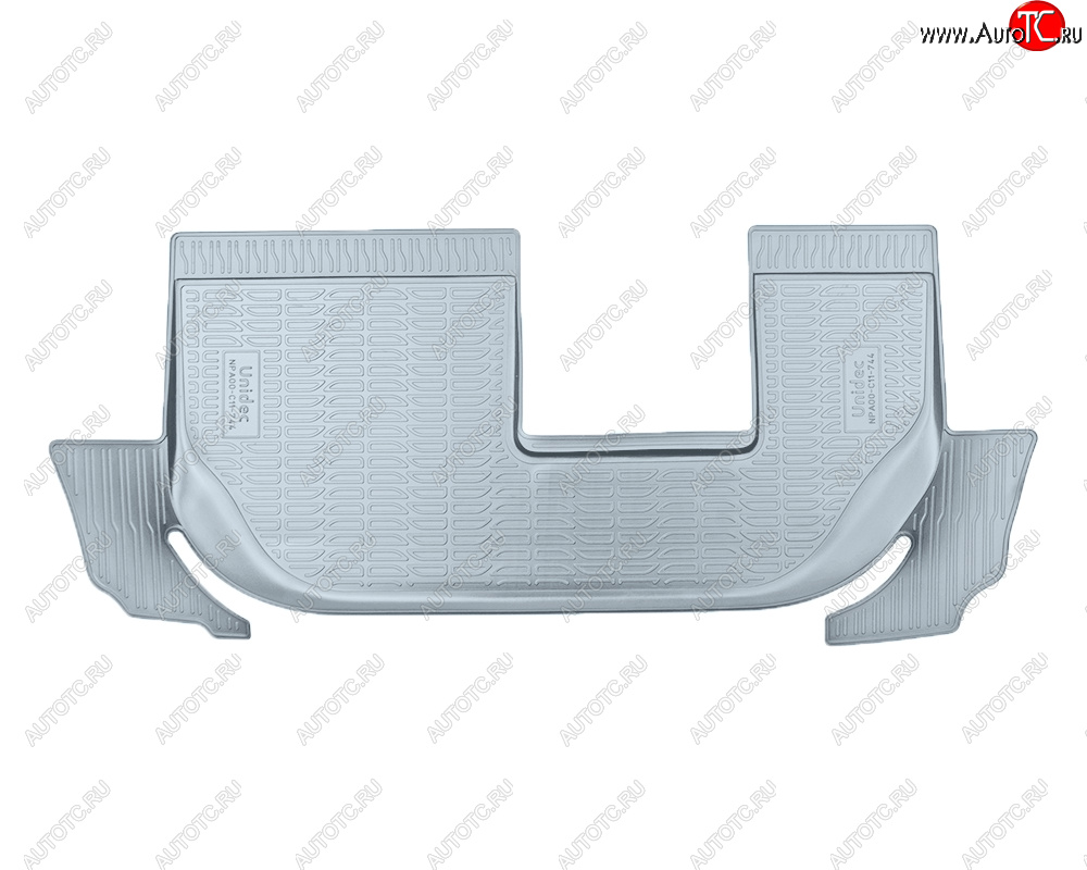 1 229 р. Коврики салона Norplast Unidec (3 ряд)  Chery Tiggo 8 PRO (2021-2025) (серый)  с доставкой в г. Пермь