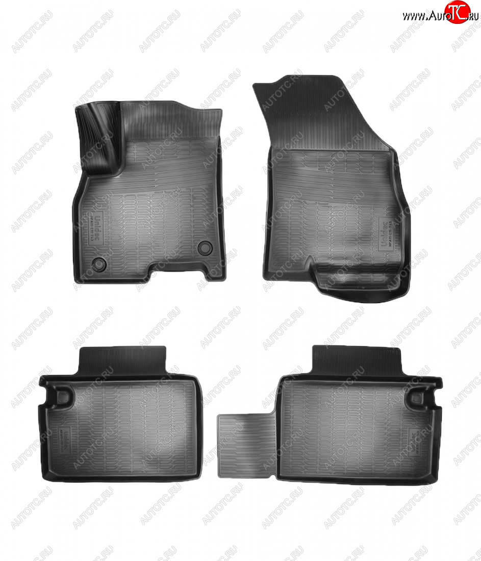 2 369 р. Коврики салона Norplast Unidec  Chery Tiggo 8 PRO (2021-2025) (черные)  с доставкой в г. Пермь