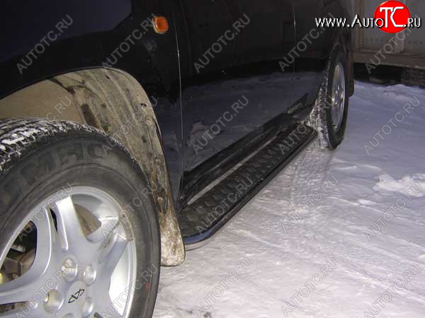 16 999 р. Защита порогов Slitkoff (Ø 42 мм, с листом)  Chery Tiggo T11 (2005-2013) дорестайлинг  с доставкой в г. Пермь