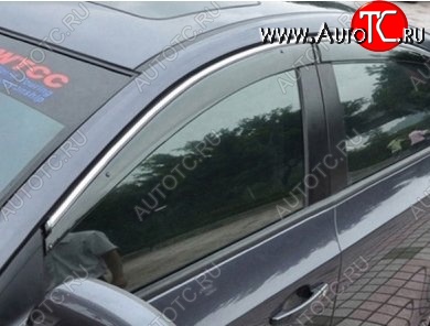 4 749 р. Комплект дефлекторов окон (ветровиков) 4 шт. CT Chery Tiggo T11 дорестайлинг (2005-2013)  с доставкой в г. Пермь