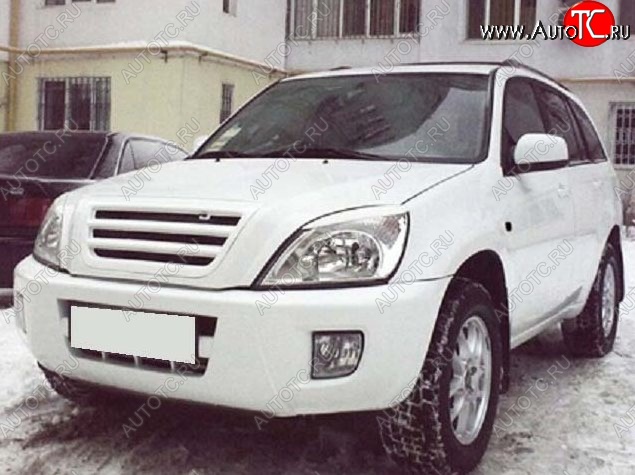 3 649 р. Решётка радиатора CT Chery Tiggo T11 дорестайлинг (2005-2013) (Неокрашенная)  с доставкой в г. Пермь