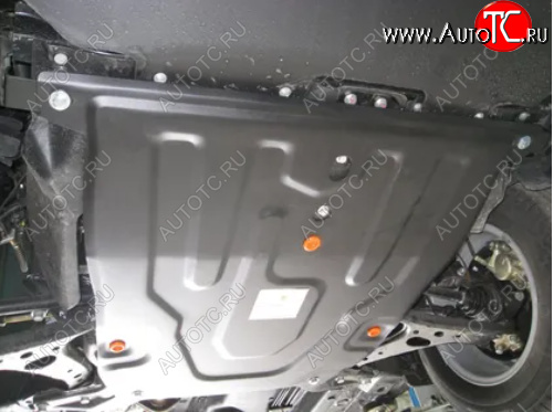 11 699 р. Защита картера двигателя и КПП ALFECO (V-2,4, 2005-2008)  Chery Tiggo T11 (2005-2013) дорестайлинг (Алюминий 3 мм)  с доставкой в г. Пермь