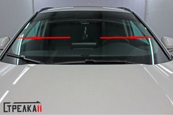 1 699 р. Водостоки лобового стекла Стрелка 11 EXEED TXL 1-ый рестайлинг (2021-2025)  с доставкой в г. Пермь. Увеличить фотографию 3