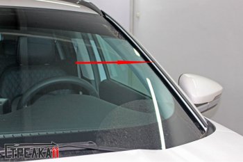 1 699 р. Водостоки лобового стекла Стрелка 11 EXEED TXL 1-ый рестайлинг (2021-2025)  с доставкой в г. Пермь. Увеличить фотографию 2