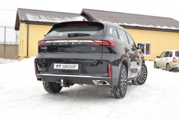 20 379 р. Фаркоп Petroil Tuning (съемный квадрат) EXEED TXL 1-ый рестайлинг (2021-2025)  с доставкой в г. Пермь. Увеличить фотографию 5