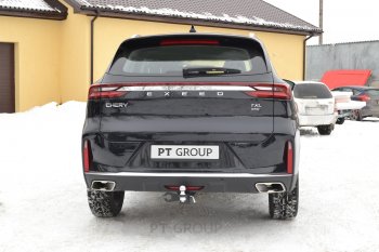 20 379 р. Фаркоп Petroil Tuning (съемный квадрат) EXEED TXL 1-ый рестайлинг (2021-2025)  с доставкой в г. Пермь. Увеличить фотографию 4