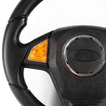 2 889 р. Рулевое колесо Барс-Т Премиум (Ø360 мм, под знак Lada)  Chevrolet Niva  2123 (2002-2020), Лада 2110 (1995-2007), Лада 2111 (1998-2009), Лада 2112 (1999-2009), Лада 2123 (Нива Шевроле) (2002-2021), Лада Калина ( 1118,  1117,  1119,  2192,  2194) (2004-2018), Лада Калина Спорт ( 1119,  2192) (2008-2018), Лада Нива Трэвел (2021-2025), Лада Приора ( 2170,  2171,  2172,  21728) (2007-2018) (Дерево)  с доставкой в г. Пермь. Увеличить фотографию 3