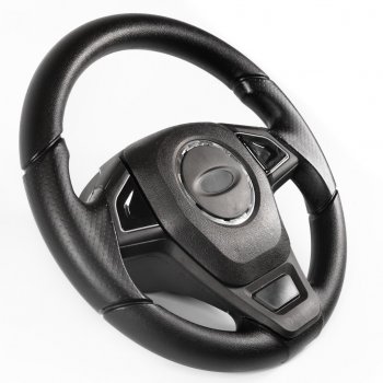 2 889 р. Рулевое колесо Барс-Т Премиум (Ø360 мм, под знак Lada)  Chevrolet Niva  2123 (2002-2020), Лада 2110 (1995-2007), Лада 2111 (1998-2009), Лада 2112 (1999-2009), Лада 2123 (Нива Шевроле) (2002-2021), Лада Калина ( 1117,  1118,  1119,  2192,  2194) (2004-2018), Лада Калина Спорт ( 1119,  2192) (2008-2018), Лада Нива Трэвел (2021-2025), Лада Приора ( 2170,  2171,  2172,  21728) (2007-2018) (Черный)  с доставкой в г. Пермь. Увеличить фотографию 2